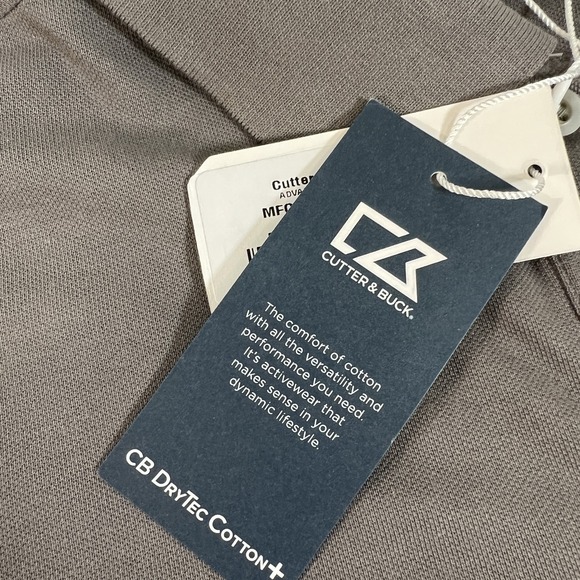 Virginia Tech Hokies Shirt Polo Mens XL Grey NCAA Football CB DryTec Cotton+ - Picture 2 of 16